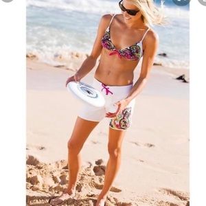 ATHLETA 3piece Bikini and Board short